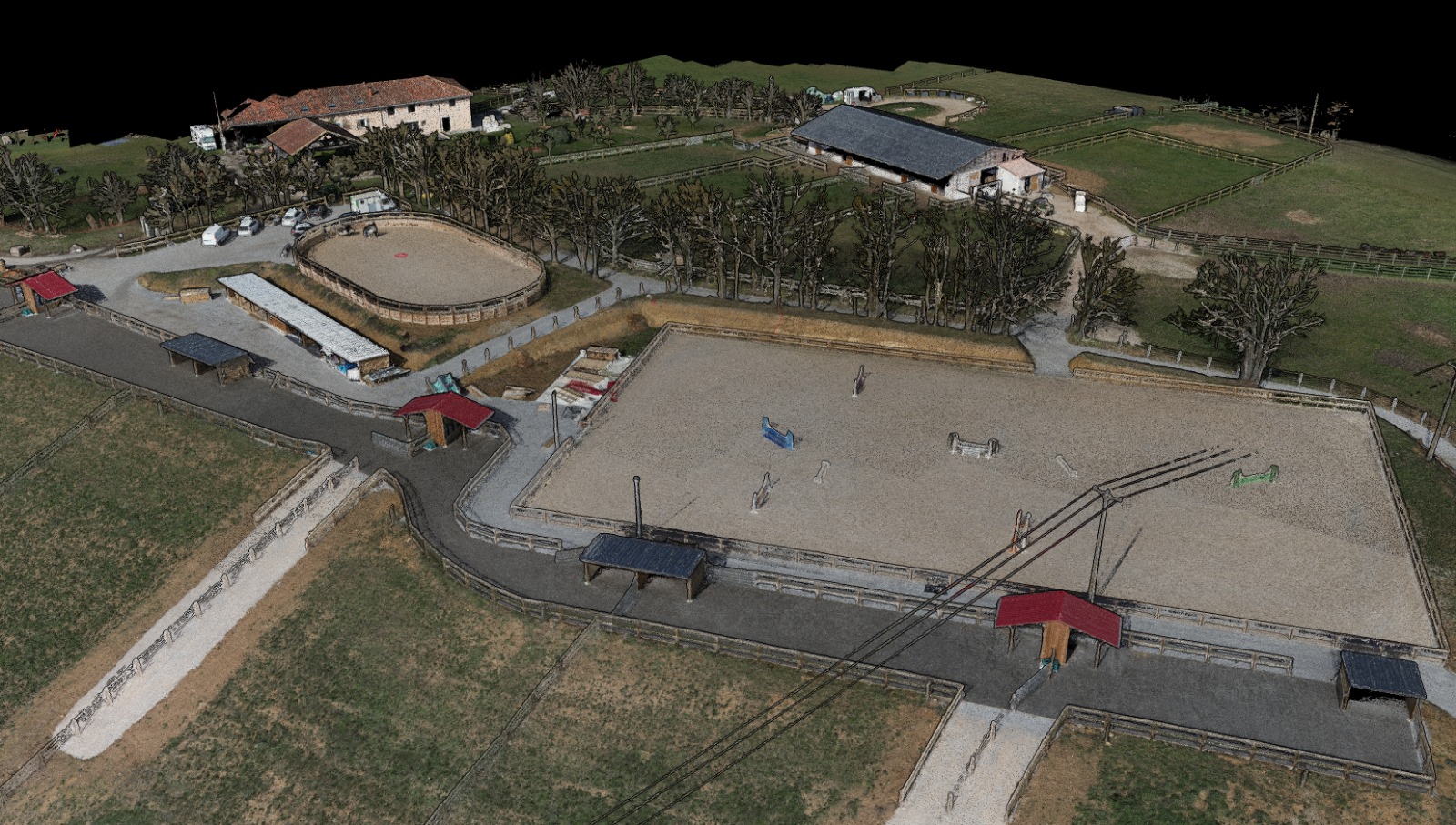 Modèle 3D haras - OrizonDrone
